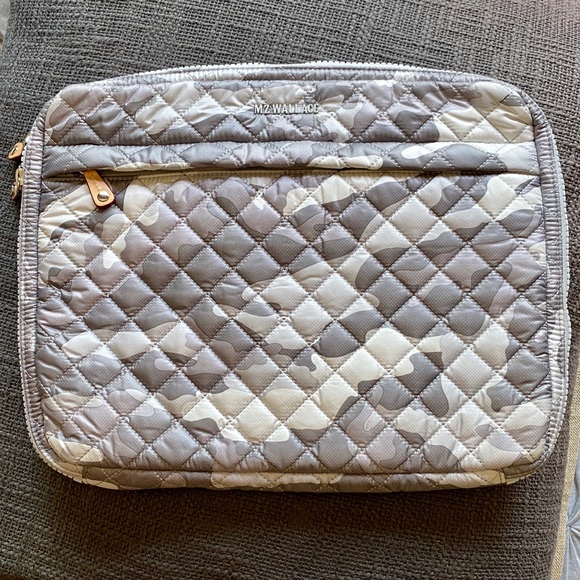 MZ Wallace Handbags - ⭐️ NWOT MZ Wallace Gray Camo Metro Organizer